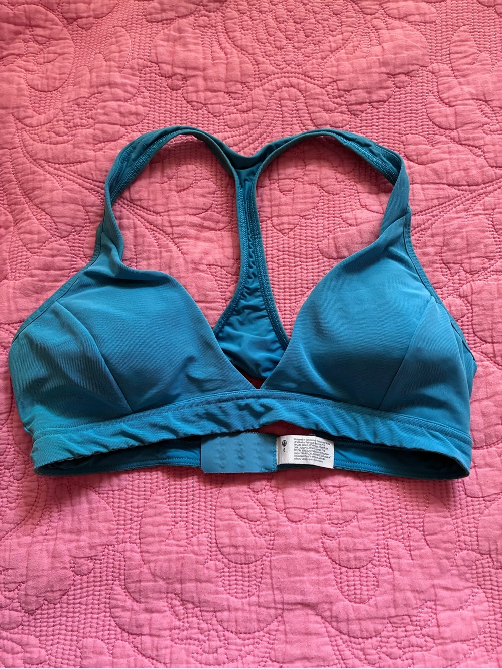 lululemon athletica Teal Racerback Sports Bra
